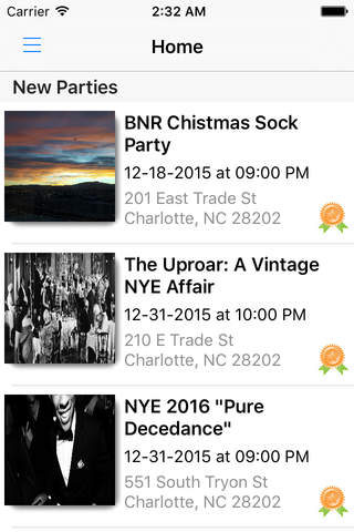 iParty App screenshot 3
