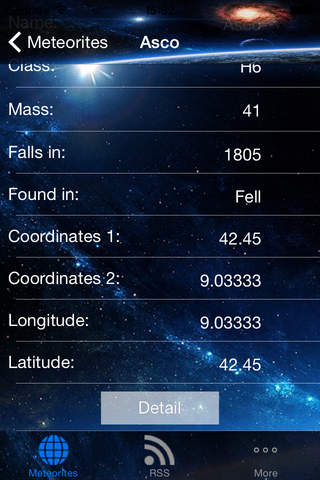 Meteorites screenshot 4