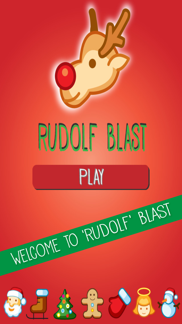 A Christmas Rudolph Reindeer Blast PRO - Swipe and match the Iconic of Happy New Year to win the puzzle games