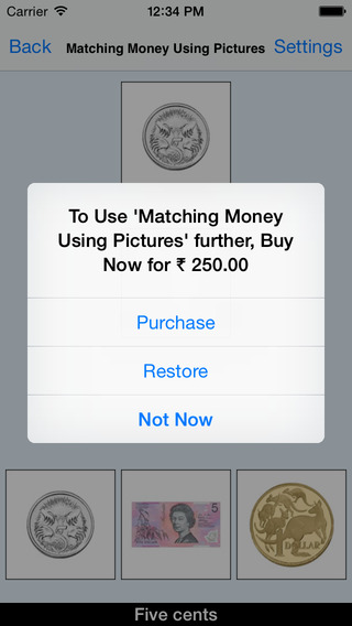 【免費教育App】Matching Money Using Pictures (Australian Currency)-APP點子