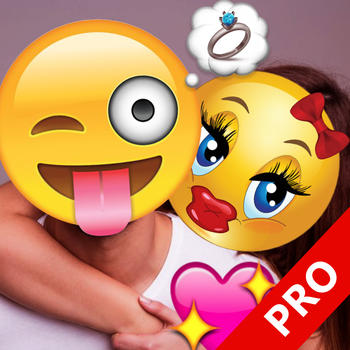 Emoji & Text on Your Photo PRO - Funny Emoji Editor to put Smileys Stickers on Pictures! LOGO-APP點子