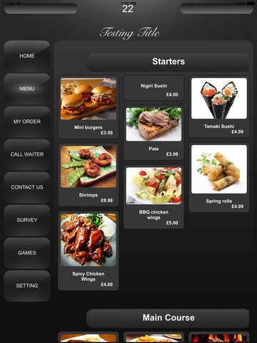 Waiter App screenshot 2