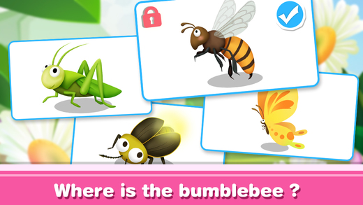 【免費遊戲App】KidsBook: Insects - Interactive HD Flash Card Game Design for Kids-APP點子