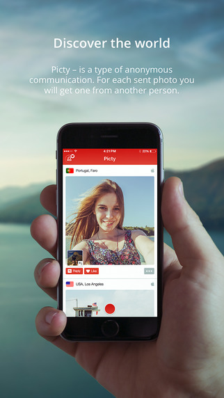 Picty – Share photos anonymously all over the world