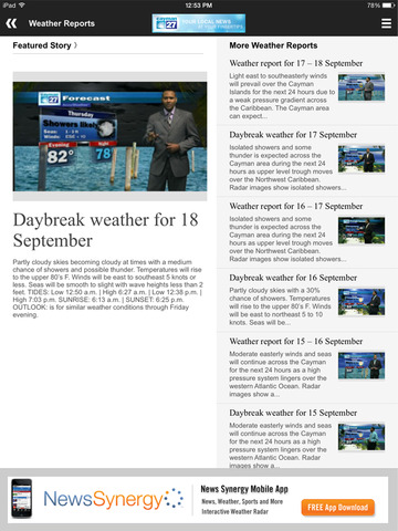 【免費新聞App】Cayman 27 News-APP點子