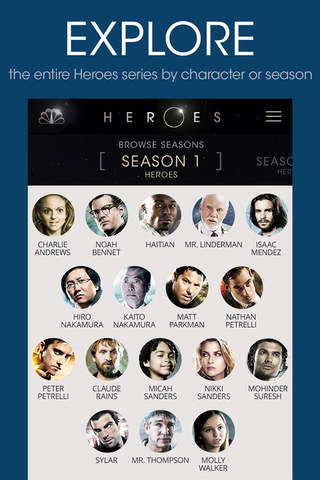 Heroes Reborn on NBC – Catch-up on Heroes and free exclusive videos from the comic book inspired TV series screenshot 3