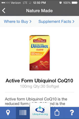 Ubiquinol: Find Your CoQ10 screenshot 2
