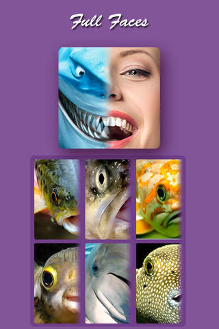 Shark Eyes Photo Blender - morph face into fish screenshot 2