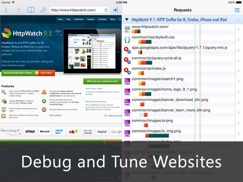 【免費工具App】HttpWatch Professional - HTTP Sniffer and Debugger-APP點子