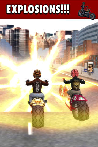 Super Chopper Rider - Fast Motorcycle Racing Game screenshot 4
