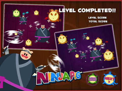 Скриншот из Ninja Pig Get Bigger