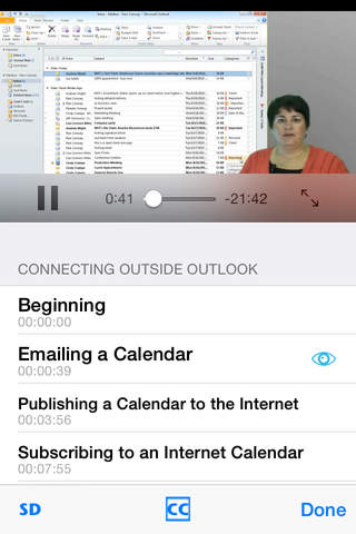kApp - 104 Training for Outlook 2010 screenshot 3
