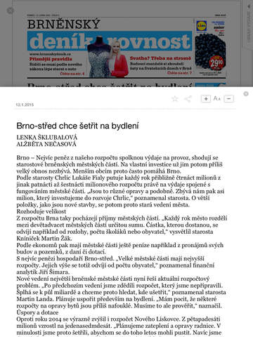 Brněnský deník Rovnost screenshot 4