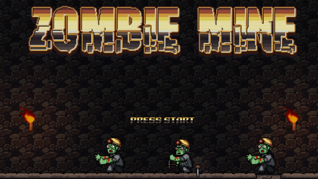 Zombie Mine - Retro Platformer