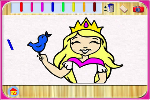 Paint Crayon : Kids First Doodle & Sparkles Coloring Book screenshot 2