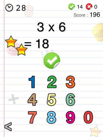 【免費教育App】AB Math lite - fun games for kids and the family : addition and times tables training-APP點子