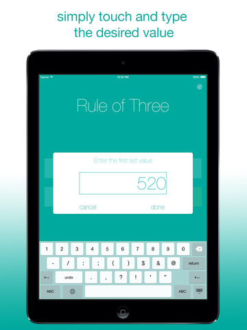 【免費工具App】3 (Rule of Three Calculator)-APP點子