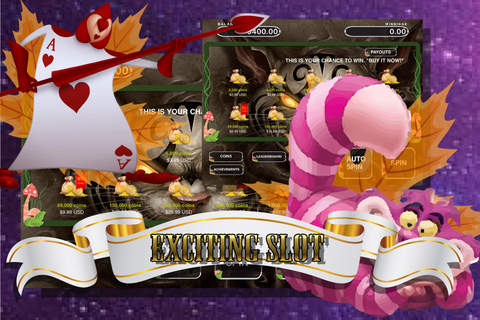 Wonder Alice Deluxe Free Vegas Wheels of Wonderland Fortune & Spin Slot screenshot 3