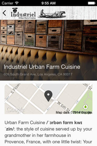 Industriel Urban Farm Cuisine screenshot 2