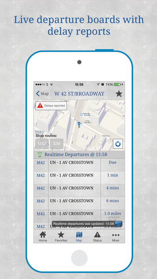 【免費旅遊App】Bus New York City - Enhanced with MTA Bus Time & Official NYC Maps-APP點子