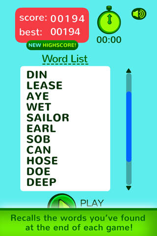 Frosby WordLink Word Puzzle - A SylvanPlay Network App screenshot 4