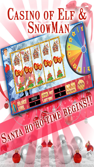 Casino of Elf SnowMan- Santa ho ho time begins