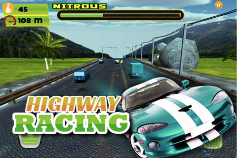 Action Speed Highway  - Best Free 3D Racing Road Games screenshot 3