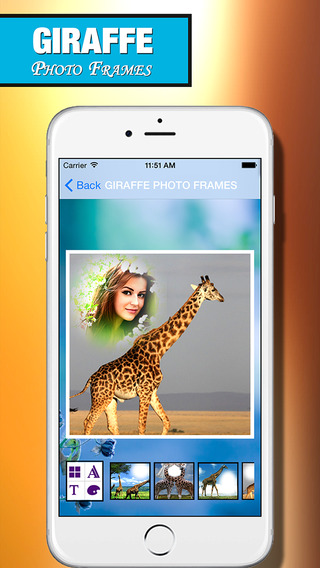 Giraffe Photo Frame