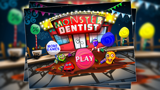 Monster Dentist : Keep Your Creature Teeth Clean from Sugar Rush - Gold