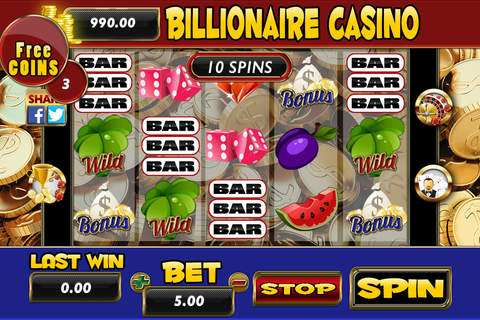´´ 2015 ´´´ AAA Aaron Billionaire Casino Slots - Blackjack 21 - Roulette screenshot 2