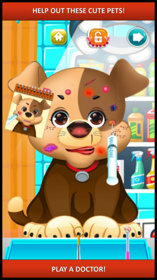 Baby Pet Doctor Little Animal Care - virtual pets vet spa salon kids games for boys girls