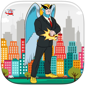 Flying Bird-Man Slider - A Super-Hero Adventure In A Crazy Star City FREE by The Other Games LOGO-APP點子