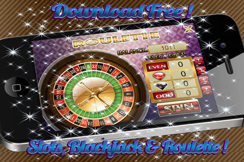 ``` AAA Aattractive Casino Classic 3 games in 1 - Blackjack, Slots and Roulette screenshot 2
