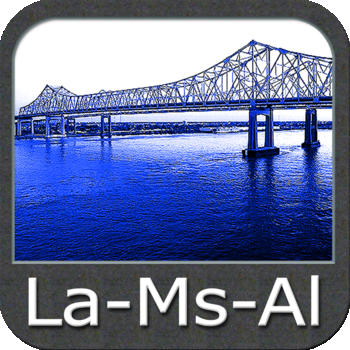 Marine : Louisiana Mississippi Alabama GPS nautical chart for fishing boating and sailing LOGO-APP點子