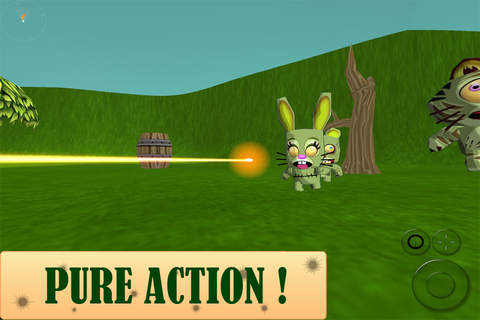 3D Animal Zombie Toon Sniper – Shoot & Kill to Defend or Die! Pro screenshot 4