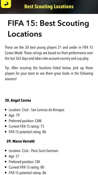 免費下載教育APP|Guide for FIFA 15 - Cheats, Trophies, Teams & players app開箱文|APP開箱王