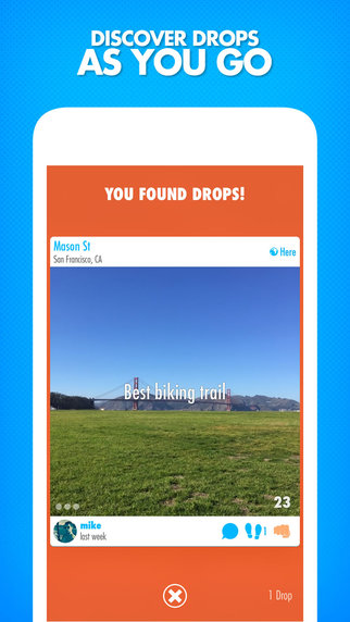 【免費社交App】Drop Messages — Leave Photos at Places-APP點子