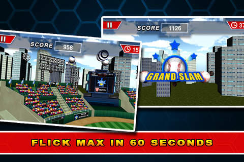 Flick Baseball 3D - Home Run screenshot 2