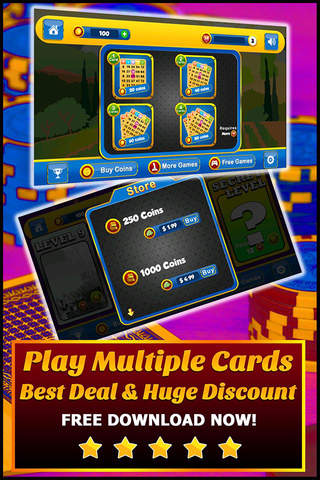 Just Bingo PRO - Play Online Casino and Number Card Game for FREE ! screenshot 3