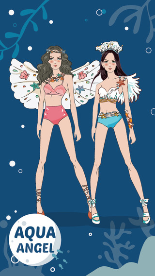 【免費遊戲App】Dress up superstar angels in fashion show aquatic princess supermodel life version-APP點子