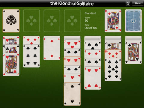 The Klondike Solitaire на iPad