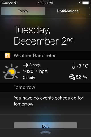 Weather Barometer screenshot 2