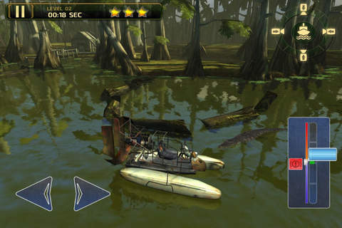 3D Swamp Boat Parking PRO screenshot 4