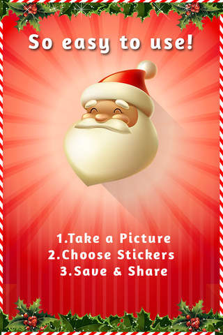 Christmas Santa Claus Photo Booth - Elf Yourself with Funny Stickers screenshot 3