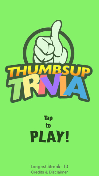 【免費遊戲App】Thumbs Up Trivia-APP點子