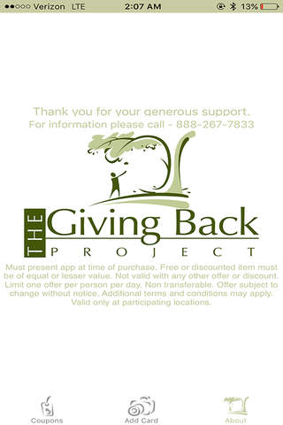 The Giving Back Project screenshot 2