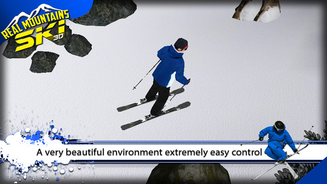 Real Mountain Ski Game