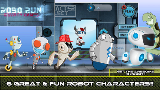 【免費遊戲App】Robo Run: Gravity Games!-APP點子