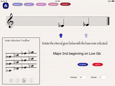 Developing Musicianship Intervals screenshot 2