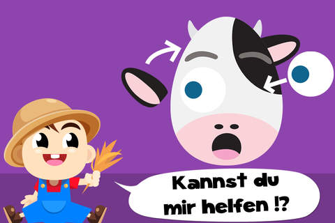 Baby Tommy Farm Animals - Barn and farm animal puzzles screenshot 2